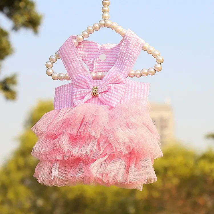 The Sweetheart Stripe™ Ruffle Pet Dress