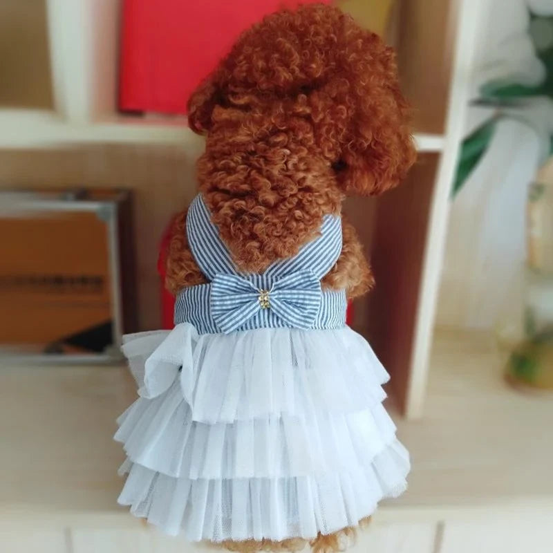 The Sweetheart Stripe™ Ruffle Pet Dress