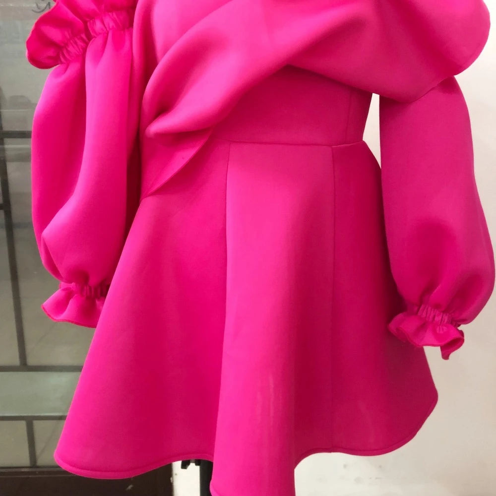 The Flirt Alert One-Shoulder Mini Dress