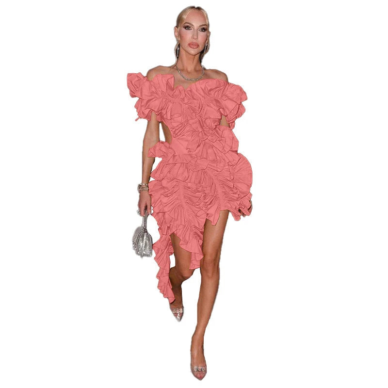 The Twirl With Me Pleated Backless Dress