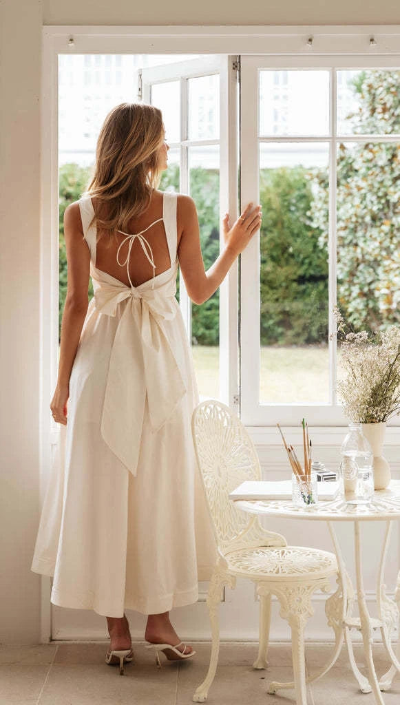 Endless Romance Backless Maxi Dress