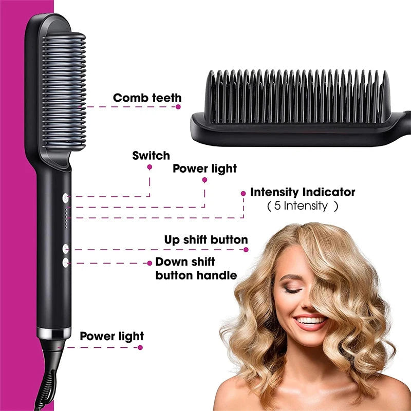 The Sleek & Slay 2-in-1 Styling Brush