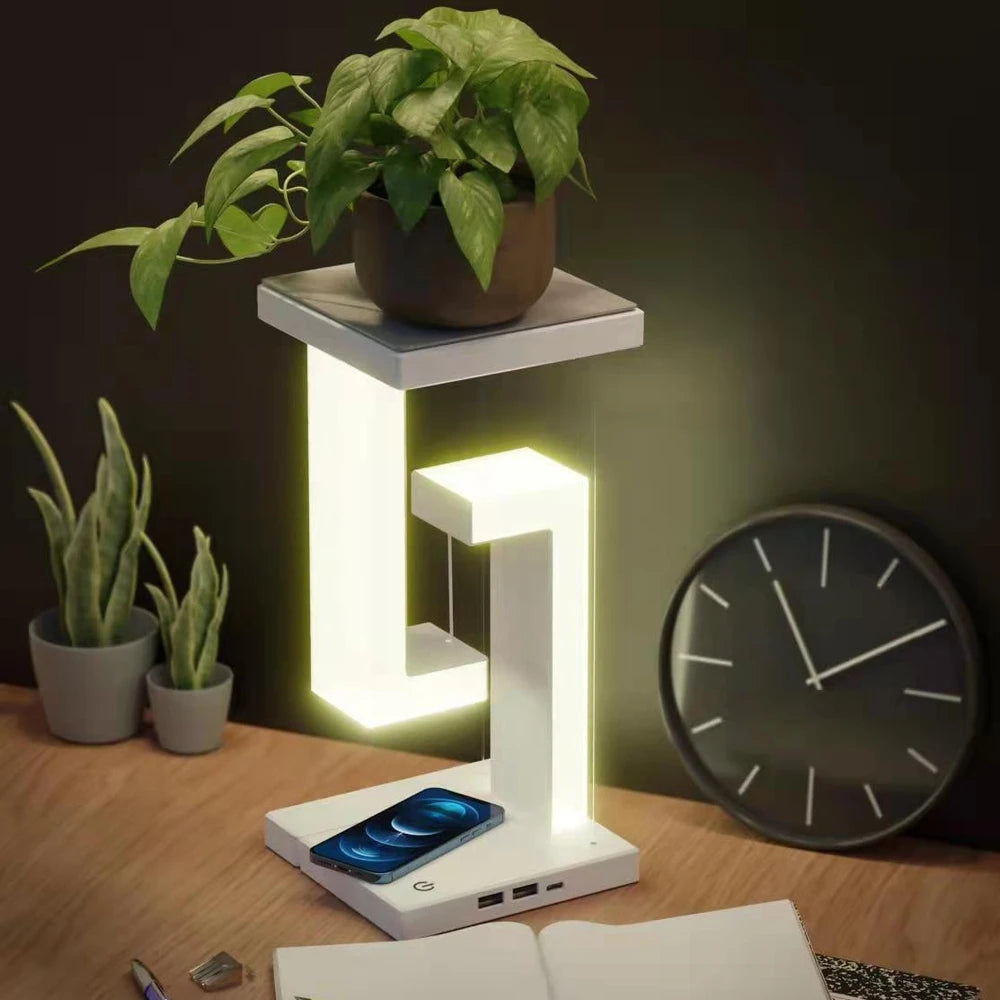 The Magic Balance Wireless Charging Lamp