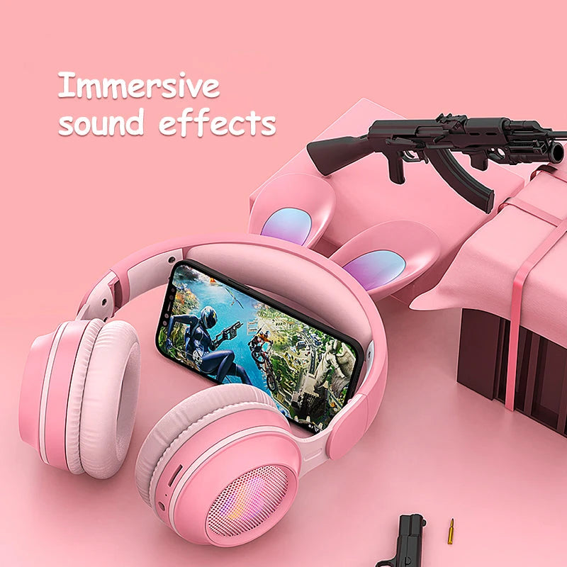 The Bunny Glow Wireless Headphones