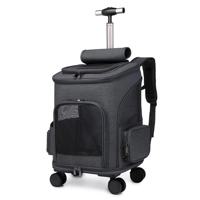 The Jet-Set Paws Rolling Pet Carrier