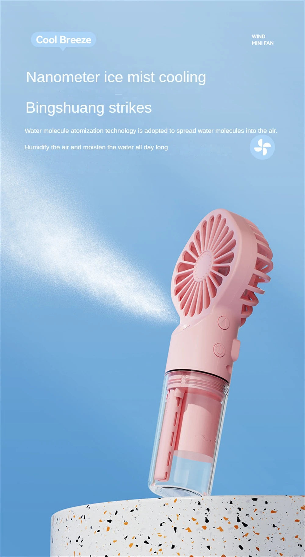 The Chill & Glow Mist Fan