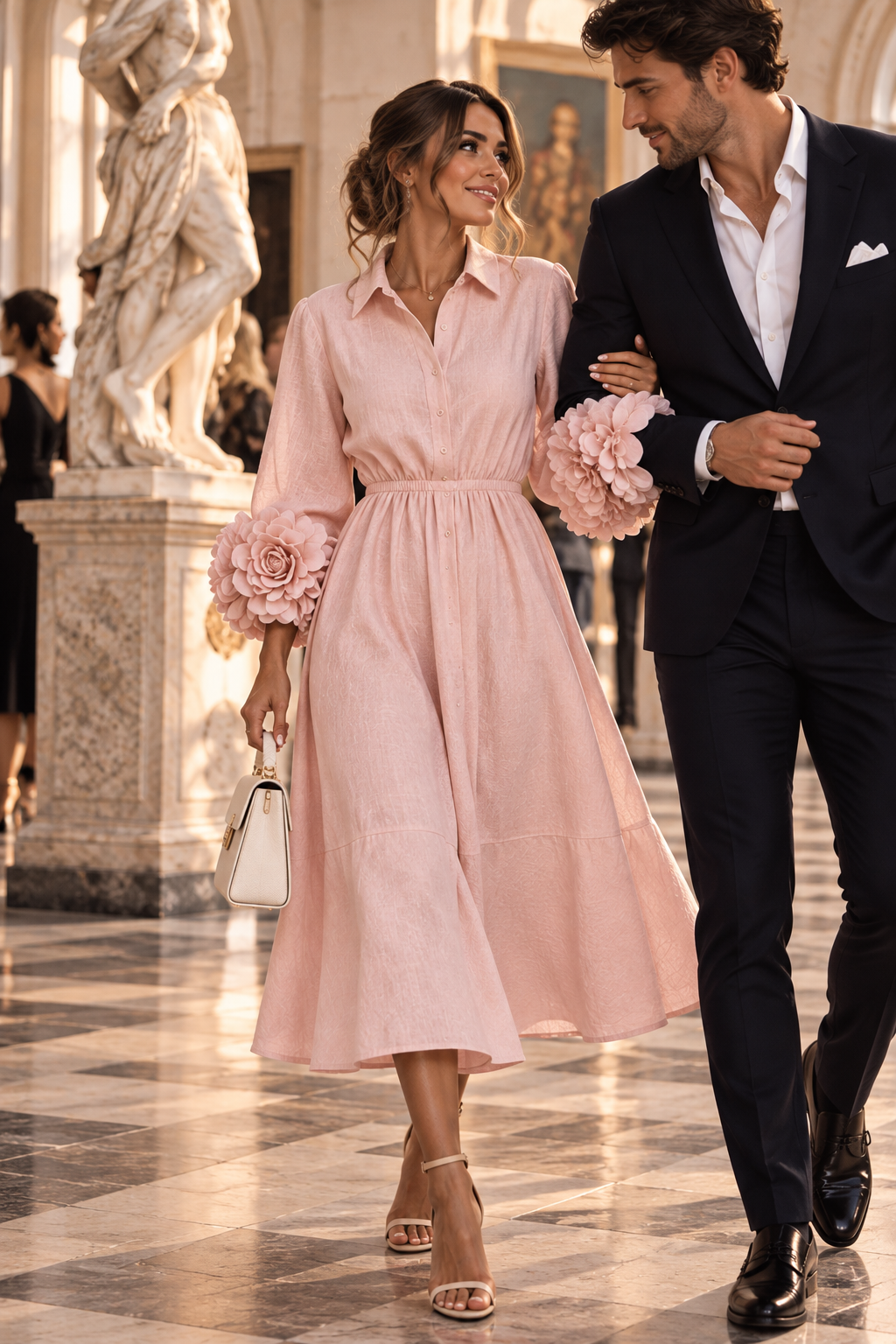 The Elara Ruffle Hem Dress
