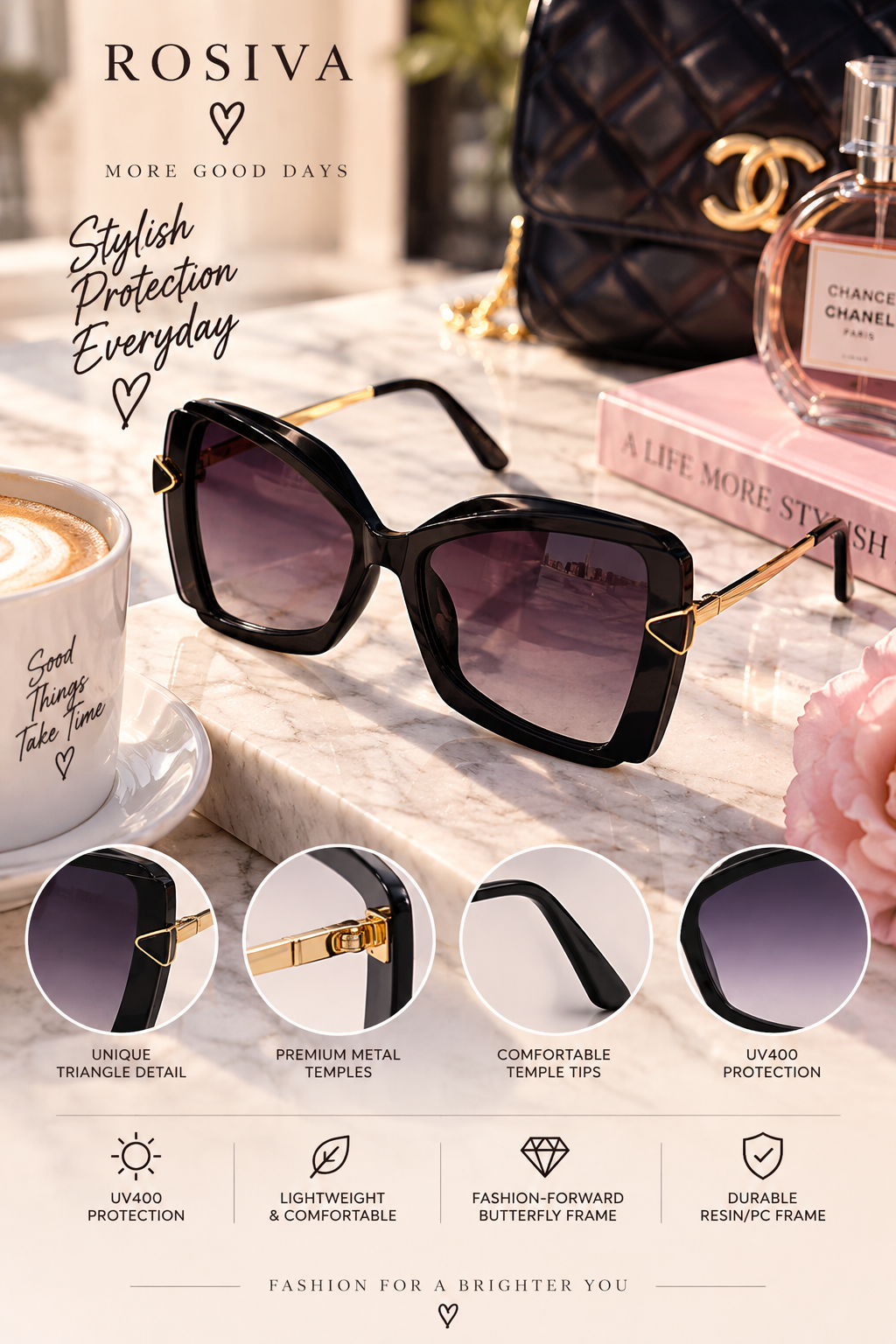 The Sienna Butterfly Sunglasses