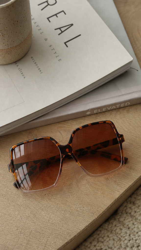 The Savannah Oversized Leopard Sunglasses