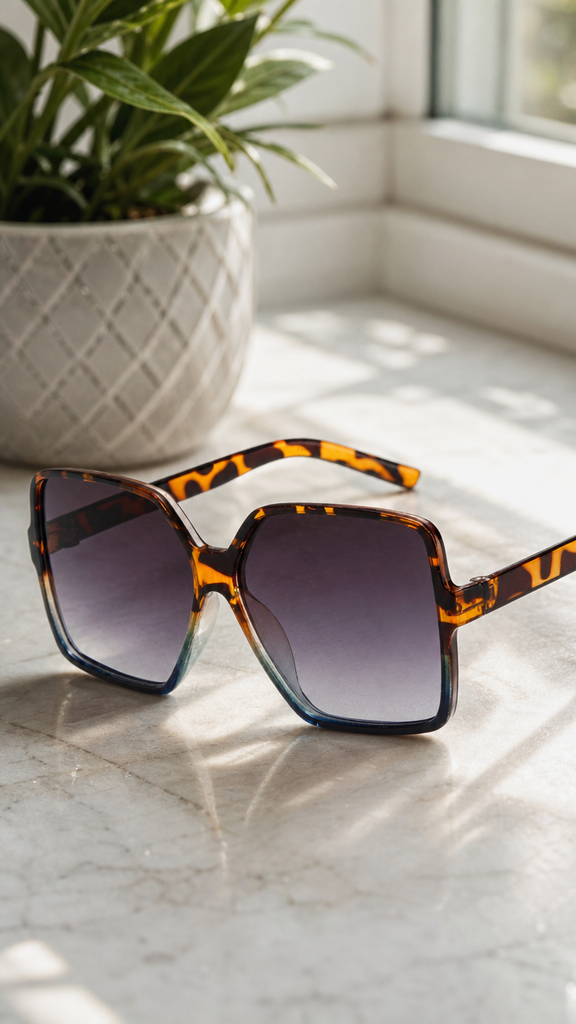 The Savannah Oversized Leopard Sunglasses