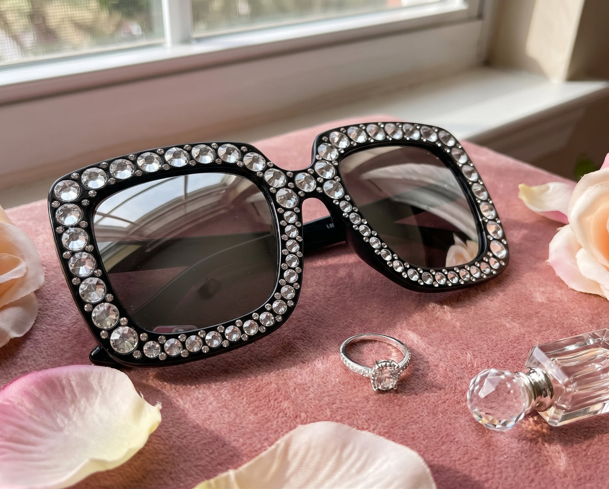 The Valentina Diamond Square Sunglasses