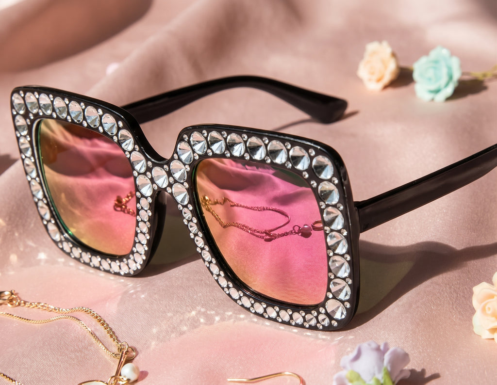 The Valentina Diamond Square Sunglasses