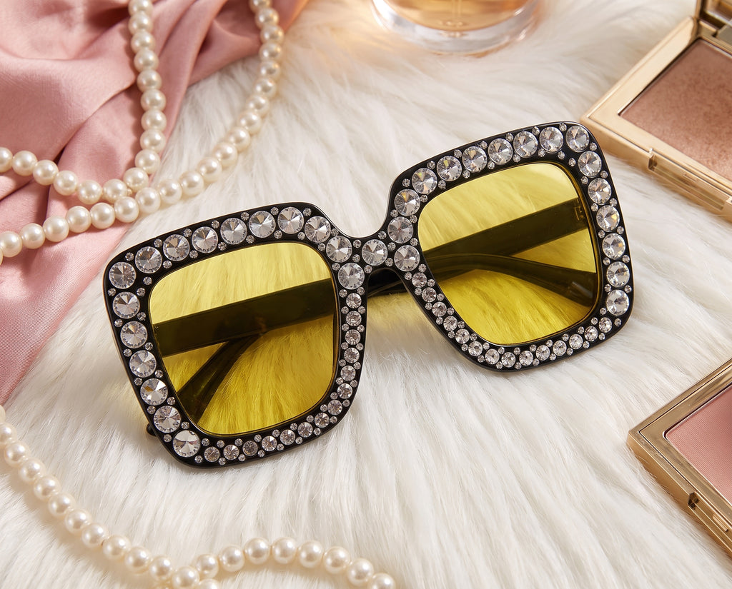 The Valentina Diamond Square Sunglasses