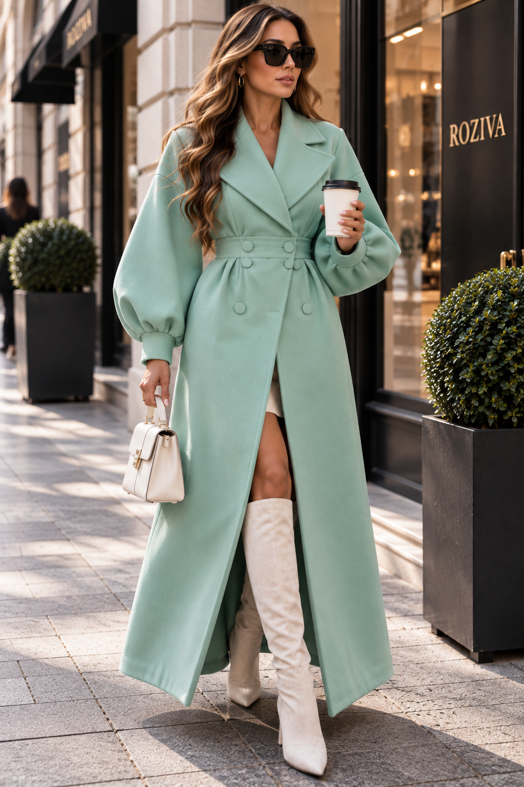 The Vivienne Statement Maxi Coat