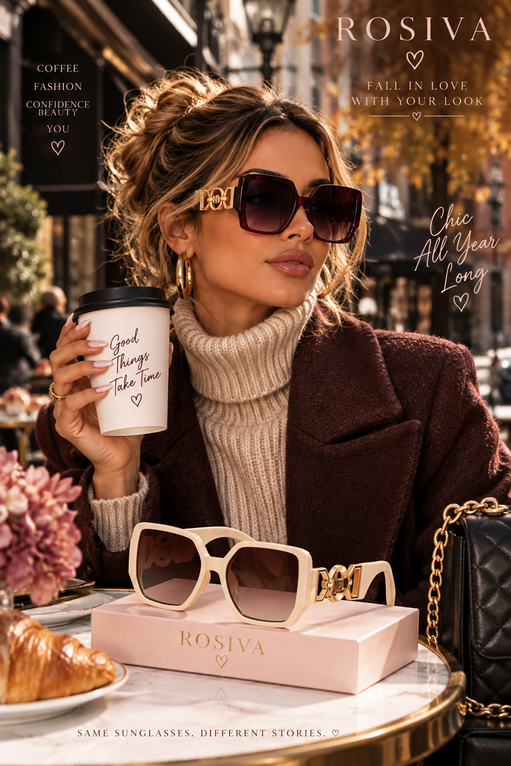 The It-Girl Chain Sunglasses Duo