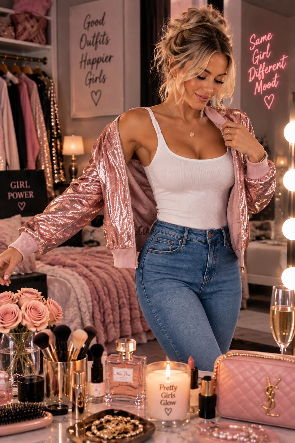 The Aurelia Gold Zip Jacket