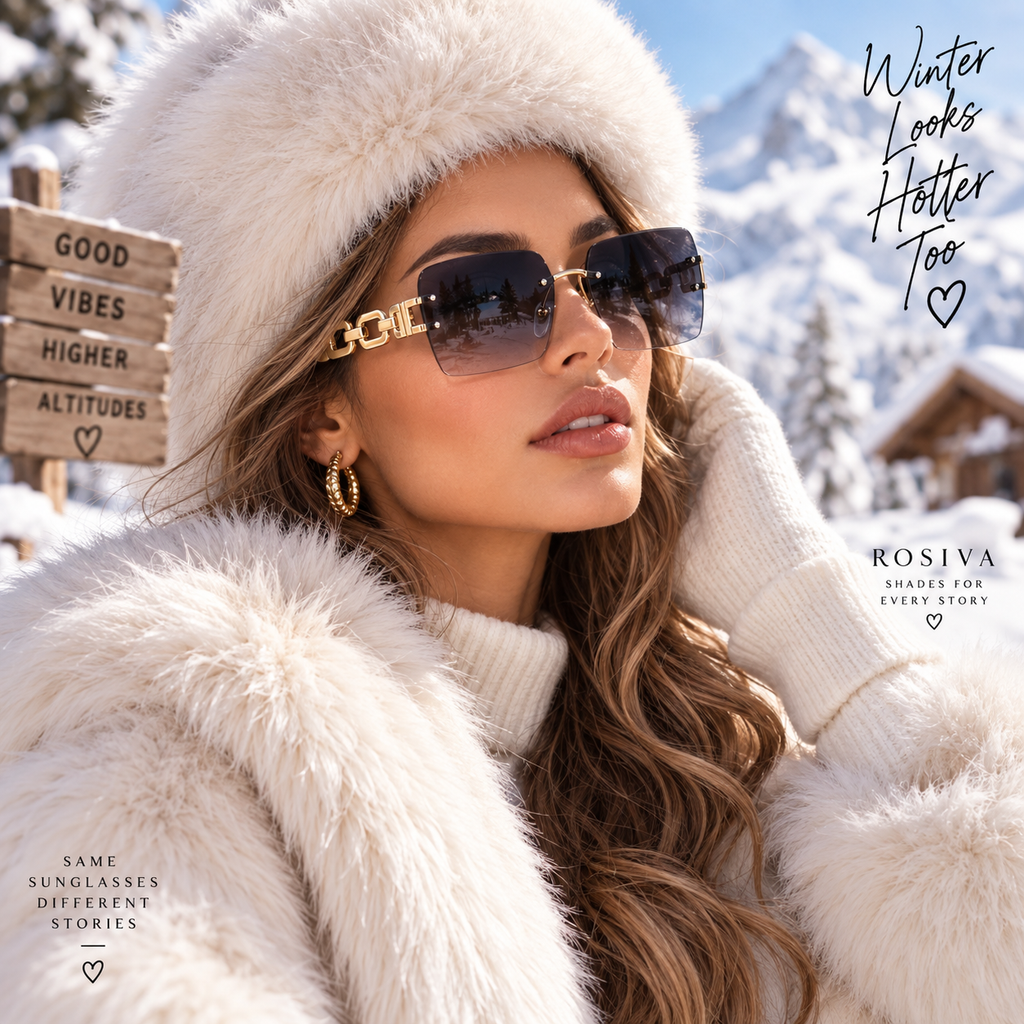 The Celeste Rimless Square Sunglasses