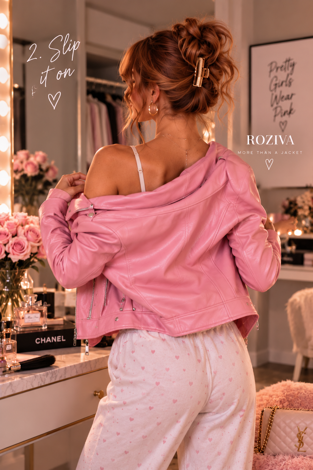 The Aria Luxe PU Blazer