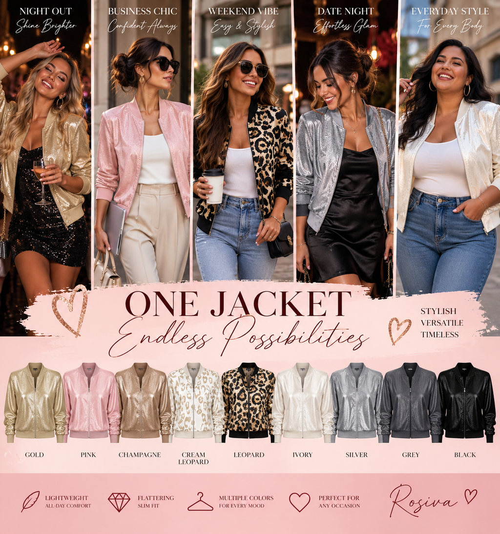 The Aurelia Gold Zip Jacket