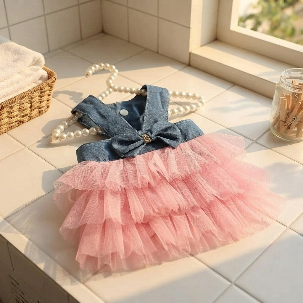 The Sweetheart Stripe™ Ruffle Pet Dress