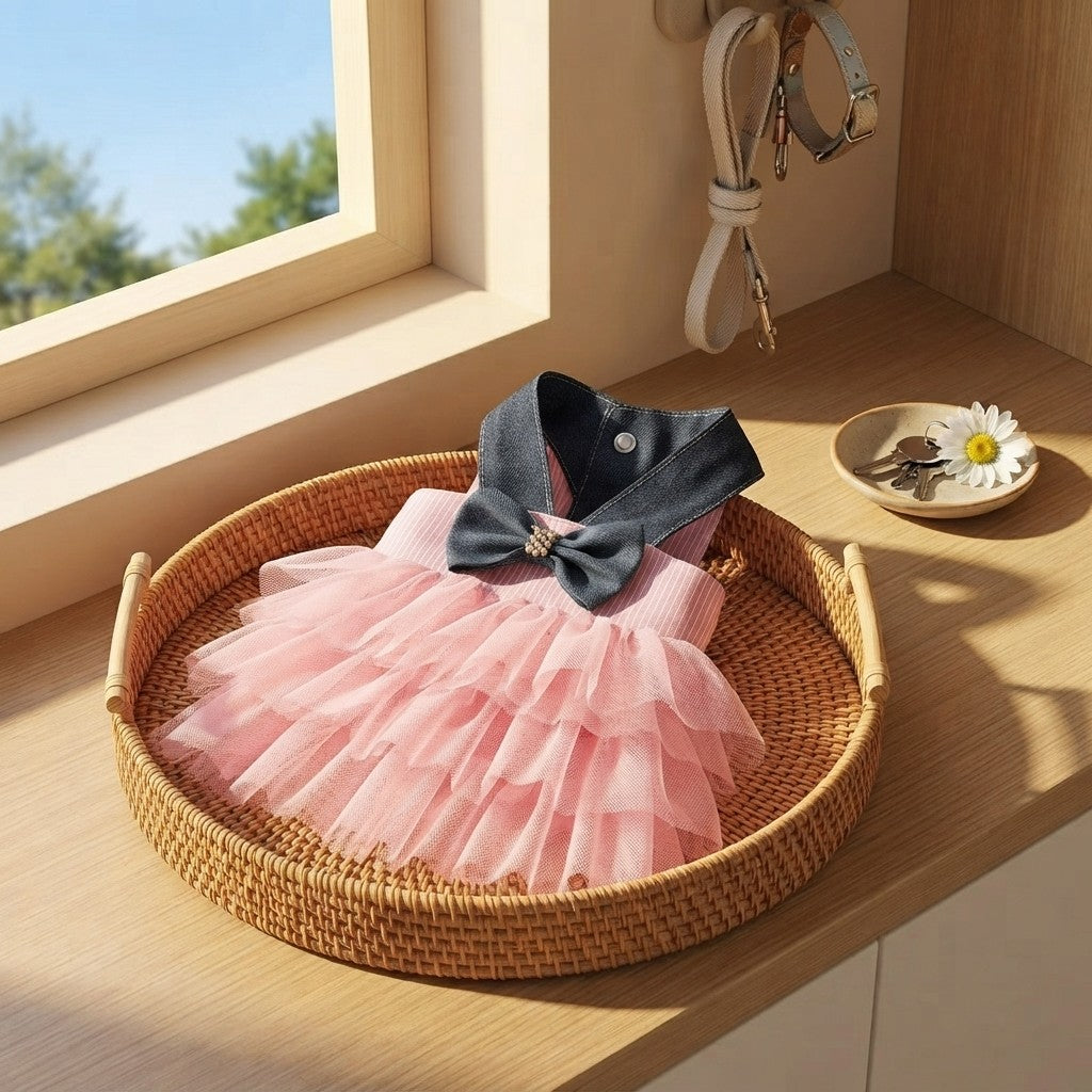 The Sweetheart Stripe™ Ruffle Pet Dress