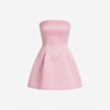 The Bow Affair Satin Mini Dress