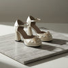 The Pretty Please Bow Platform Heels