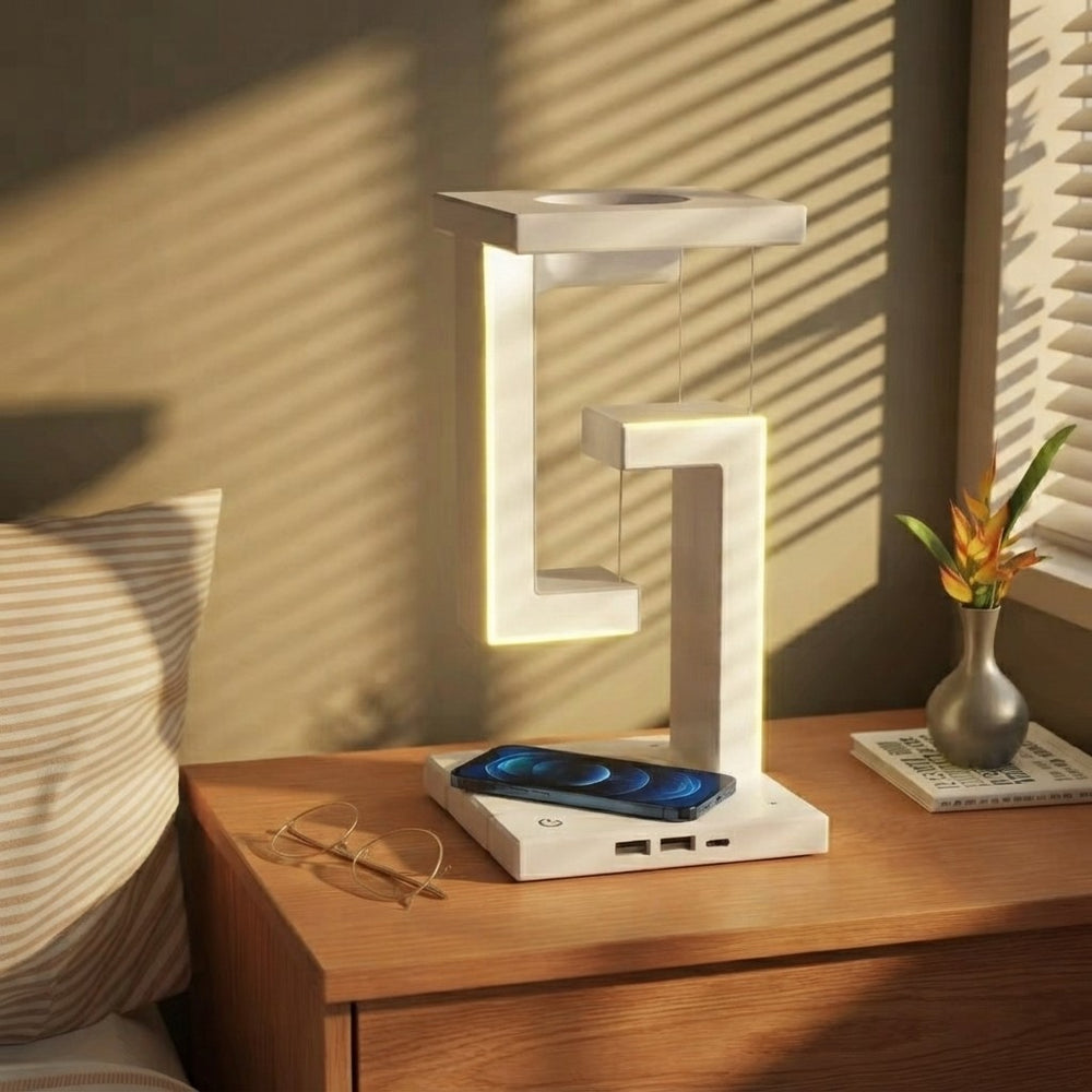 The Magic Balance Wireless Charging Lamp