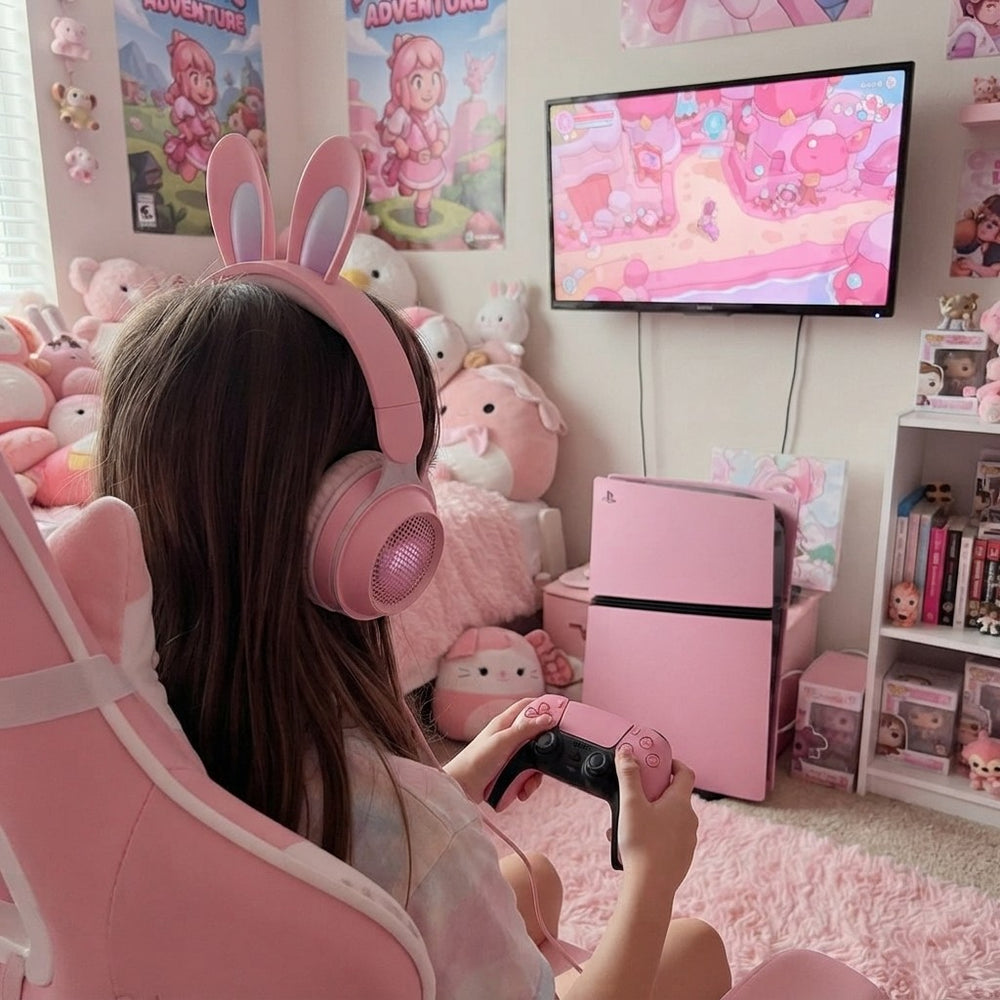 The Bunny Glow Wireless Headphones