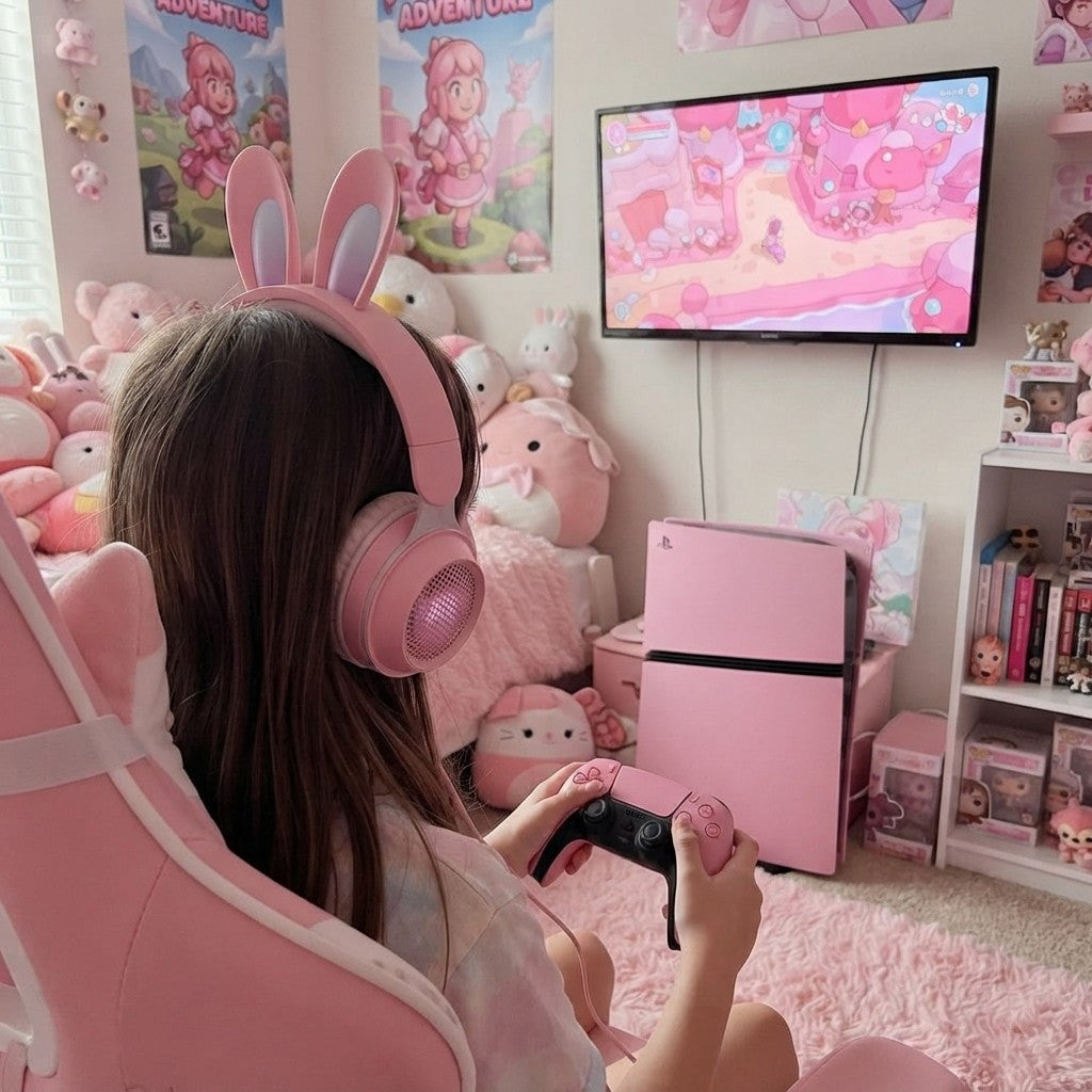 The Bunny Glow Wireless Headphones