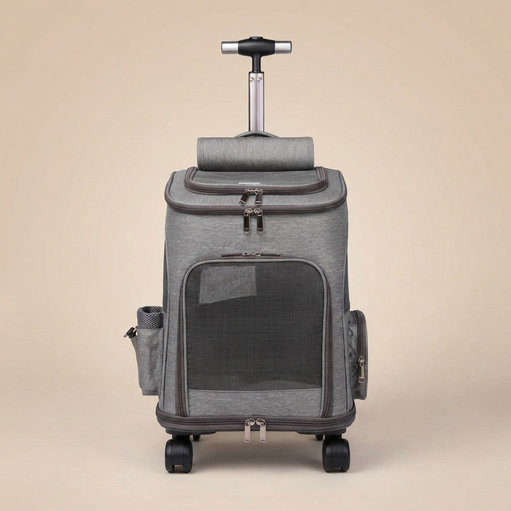The Jet-Set Paws Rolling Pet Carrier