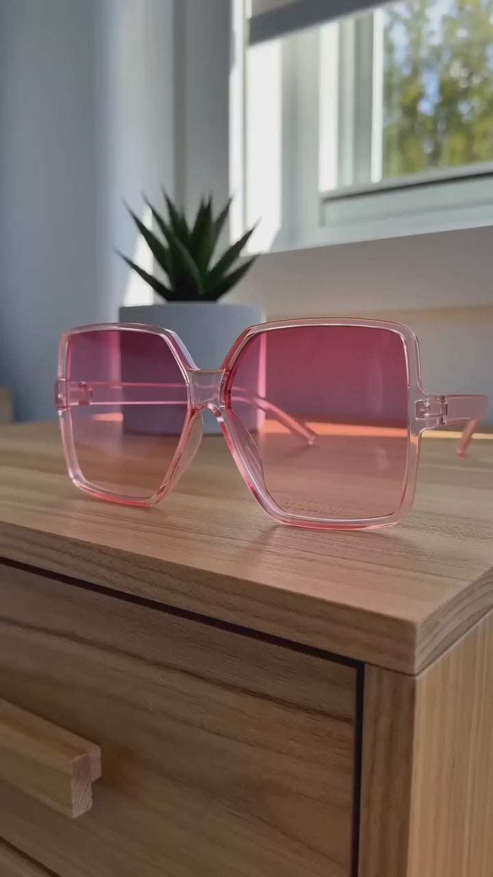 The Savannah Oversized Leopard Sunglasses