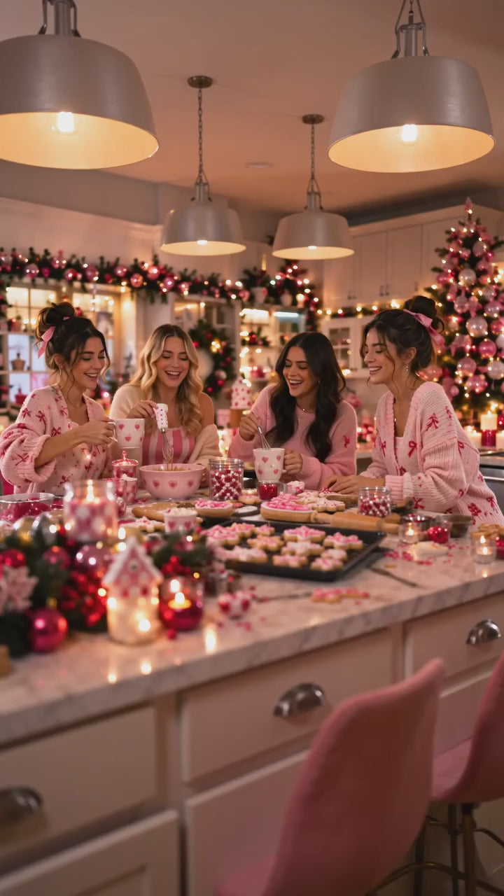 The Pink Christmas Spin & Glow Music Magnet