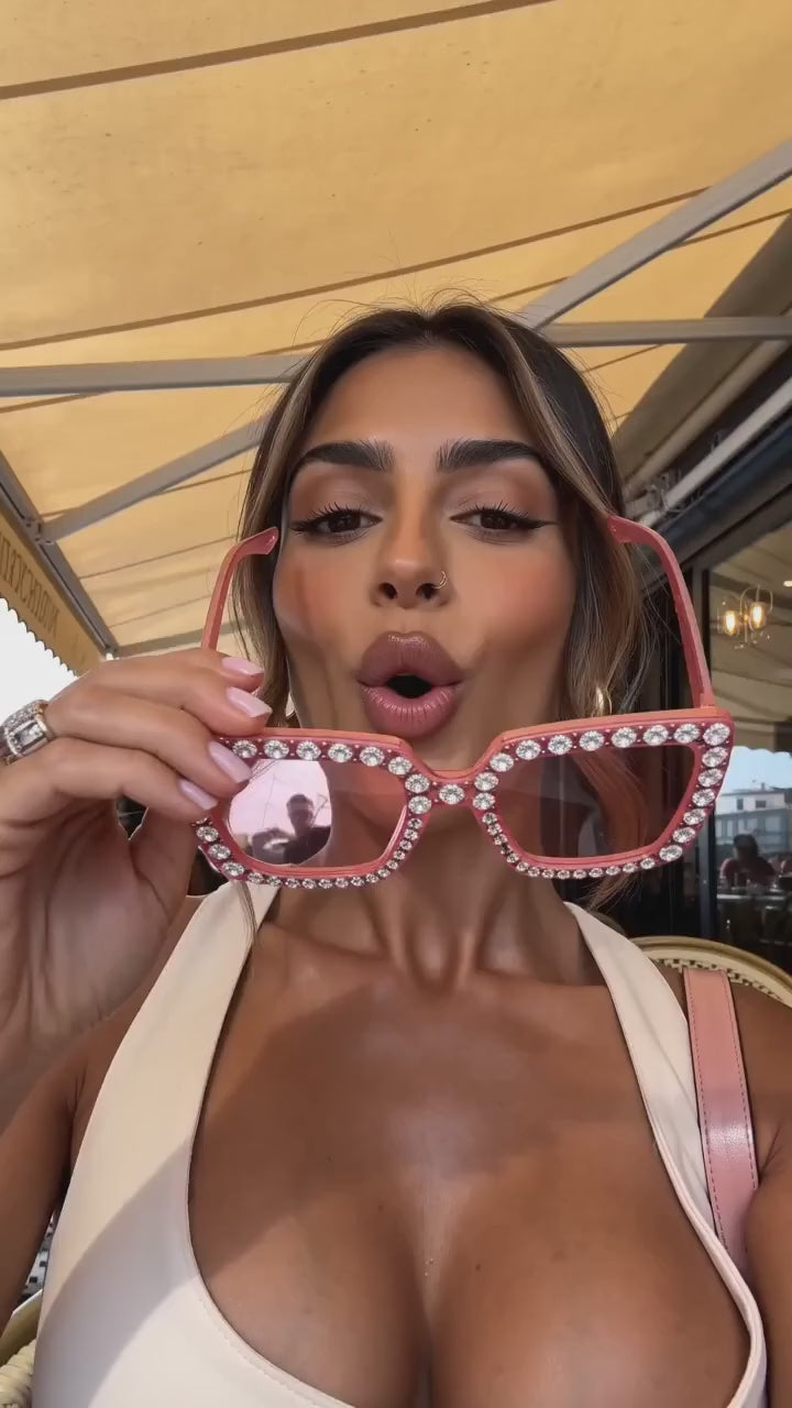 The Valentina Diamond Square Sunglasses