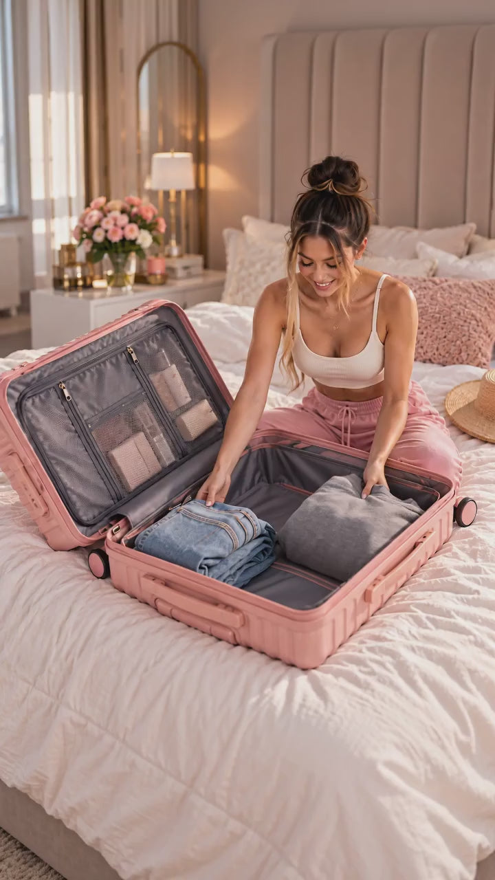 The Jetset Darling 3-Piece Smart Luggage Set