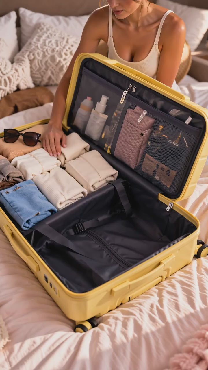 The Verona 3-Piece Hardshell Luggage Set